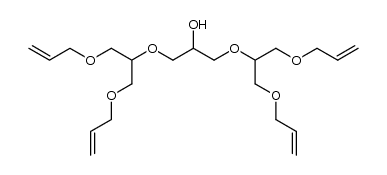6,12-bis(allyloxymethyl)-4,7,11,14-tetraoxaheptadeca-1,16-dien-9-ol Structure
