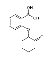 (2-((2-oxocyclohexyl)oxy)phenyl)boronic acid Structure