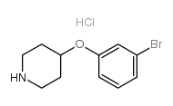 4-(3-溴苯氧基)哌啶盐酸盐结构式