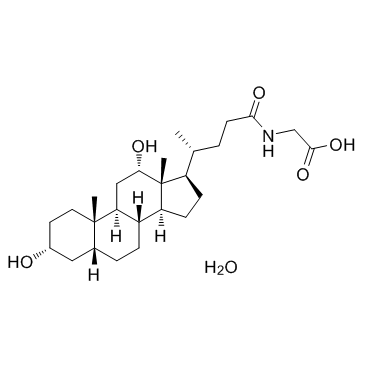 Glycodeoxycholic acid monohydrate Structure