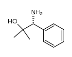 (R)-1-amino-2-methyl-1-phenyl-propan-2-ol结构式