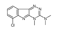 6-chloro-N,N,4-trimethyl-[1,2,4]triazino[5,6-b]indol-3-amine Structure