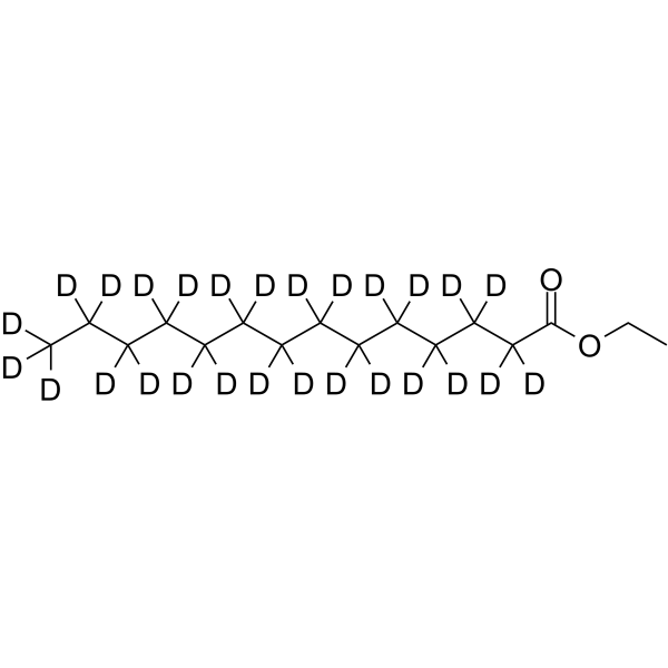 Ethyl tetradecanoate-d27 Structure