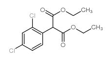(2,4-二氯苯基)丙二酸二乙酯结构式