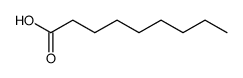 Nonanoic acid structure