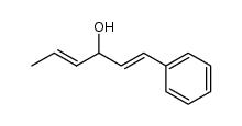 1-phenyl-1,4-hexadien-3-ol结构式