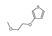 3-(2-甲氧基乙氧基)噻吩结构式