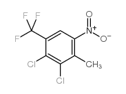 2,3-二氯-4-三氟甲基-6-硝基甲苯结构式