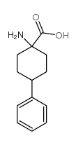 1-氨基-4-苯基环己烷羧酸结构式