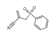 2-cyano allyl phenyl sulfone Structure