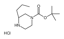 (S)-4-N-BOC-2-PROPYLPIPERAZINE-HCl Structure