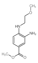 Methyl 3-amino-4-[(2-methoxyethyl)amino]benzoate Structure
