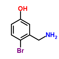 3-(Aminomethyl)-4-bromophenol Structure