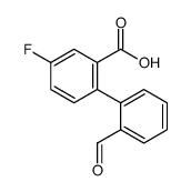 5-fluoro-2-(2-formylphenyl)benzoic acid结构式