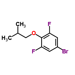 5-Bromo-1,3-difluoro-2-(2-methylpropoxy)benzene Structure