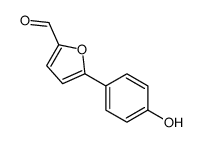 5-(4-hydroxyphenyl)furan-2-carbaldehyde结构式