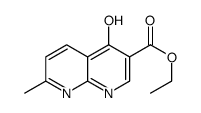 4-羟基-7-甲基-1,8-萘啶-3-羧酸乙酯结构式