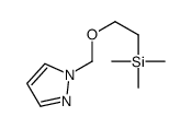 1-((2-(三甲基甲硅烷基)乙氧基)甲基)-1H-吡唑结构式