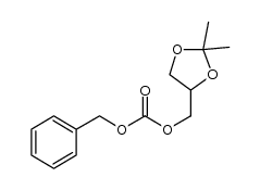 benzyl (2,2-dimethyl-1,3-dioxolan-4-yl)methyl carbonate Structure