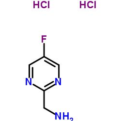 1-(5-Fluoro-2-pyrimidinyl)methanamine dihydrochloride Structure