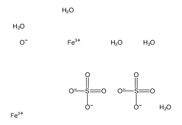 iron(3+),trisulfate,hexahydrate Structure