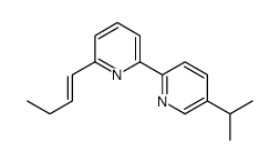 2-but-1-enyl-6-(5-propan-2-ylpyridin-2-yl)pyridine Structure