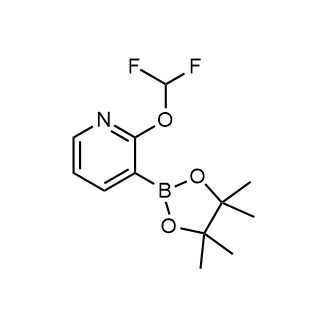 2-(二氟甲氧基)-3-(4,4,5,5-四甲基-1,3,2-二氧硼烷-2-基)吡啶结构式