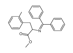 methyl 2-((diphenylmethylene)amino)-3-(o-tolyl)propanoate Structure