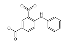 3-硝基-4-(苯基氨基)苯甲酸甲酯结构式