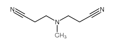 Propanenitrile,3,3'-(methylimino)bis- Structure