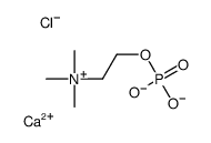 Calcium chloride 2-(trimethylammonio)ethyl phosphate (1:1:1) Structure