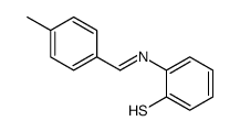 2-[(4-methylphenyl)methylideneamino]benzenethiol结构式