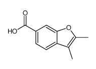 2,3-dimethyl-benzofuran-6-carboxylic acid Structure