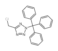 5-氯甲基-2-三苯甲游基-2H-四唑结构式