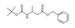 N-Boc-β-methyl-β-alanine benzyl ester Structure