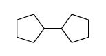 cyclopentylcyclopentane Structure