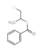 Benzenecarbothioicacid, S-(2-chloro-1-methylethyl) ester结构式