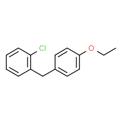 1-氯-2-(4-乙氧基苄基)苯结构式