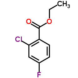 Ethyl 2-chloro-4-fluorobenzoate Structure