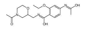 N,N-Diacetyl Des-5’-chloro-4-fluorobenzyl Mosapride Structure