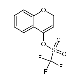 4-trifluoromethylsulfonyloxy-2H-chromene结构式