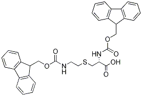 Di-Fmoc-S-(2-aminoethyl)-L-cysteine结构式