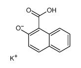 potassium,2-hydroxynaphthalene-1-carboxylate Structure