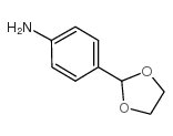 4-(1,3-二氧戊环-2-基)苯胺结构式