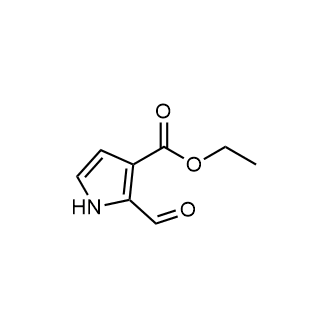 2-甲酰基-1H-吡咯-3-羧酸乙酯结构式