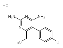 5-(4-氯苯基)-6-乙基嘧啶-2,4-二胺盐酸盐结构式