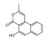 5-hydroxy-2-methylbenzo[f]isochromen-4-one Structure