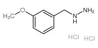 3-METHOXYBENZYLHYDRAZINE DIHYDROCHLORIDE Structure