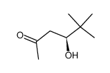 2-Hexanone, 4-hydroxy-5,5-dimethyl-, (4S)- (9CI)结构式