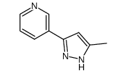 3-(5-methyl-1H-pyrazol-3-yl)pyridine Structure
